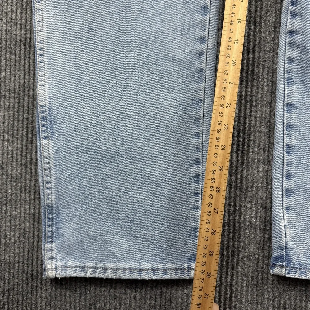 Wrangler Jeans‎ Mens 36x30 Light Wash Blue Straight Leg Denim Casual Pants